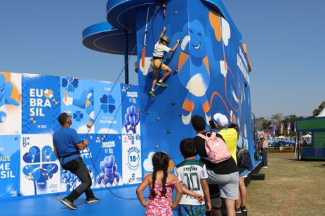 Rovena Rosa/Agência Brasil São Paulo (SP), 25/07/2024 - Fan Fest dos Jogos Olímpicos no Parque Villa Lobos. Foto: Rovena Rosa/Agência Brasil