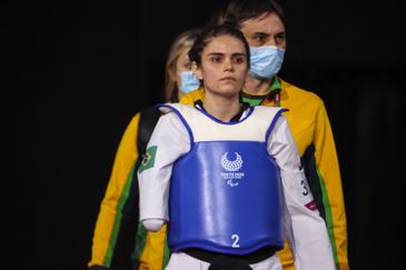 Rogerio Capela/CPB/Direitos Reservados Silvana Fernandes, taekwondo paralímpico, jogos de tóquio