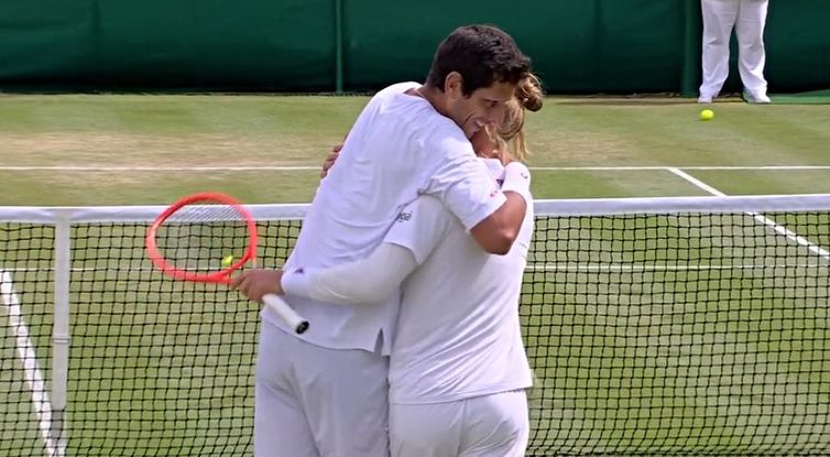 Divulgação/ZDL Sports Marcelo Melo e Rafael Matos avançam à segunda rodada de duplas de Wimbledon - em 02/06/2025