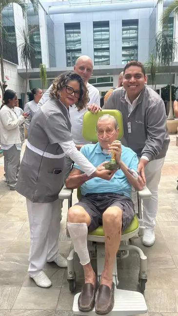 Rio de Janeiro (RJ), 05/09/2026  - Carlos Alberto Parreira recebe alta após 80 dias internado.
Foto: Hospital Samaritano/ Divulgação